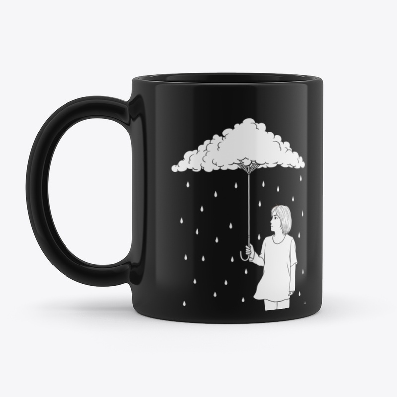 Mug cup like a cartoon fairy tale