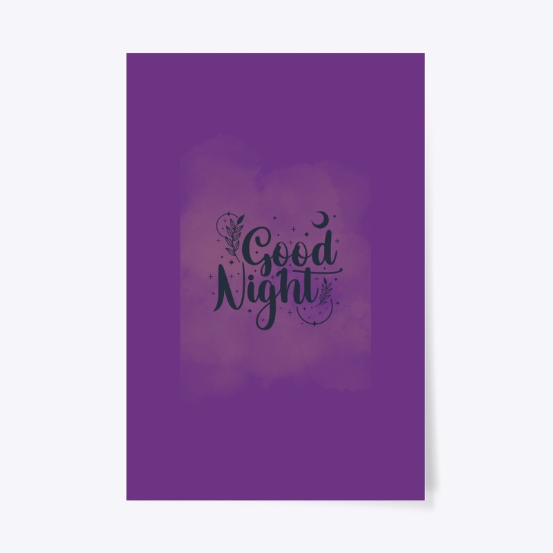 Good Night T-shirt Design