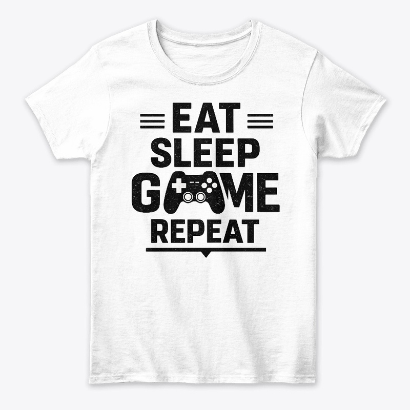 Eat Sleep Game Repeat T-Shirt