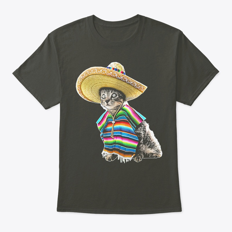 Cinco De Mayo Cat Sombrero Poncho
