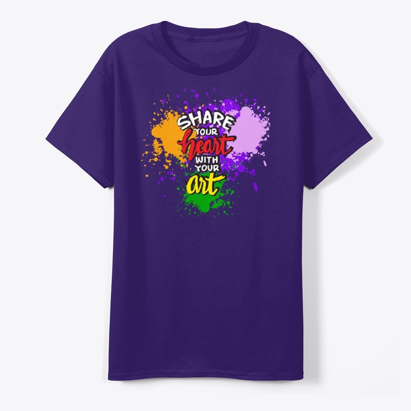 SHARE YOUR ART WITH YOUR HEART