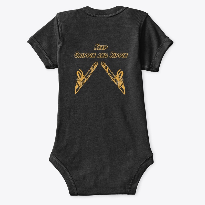 Keep Grippin and Rippin Black and Gold
