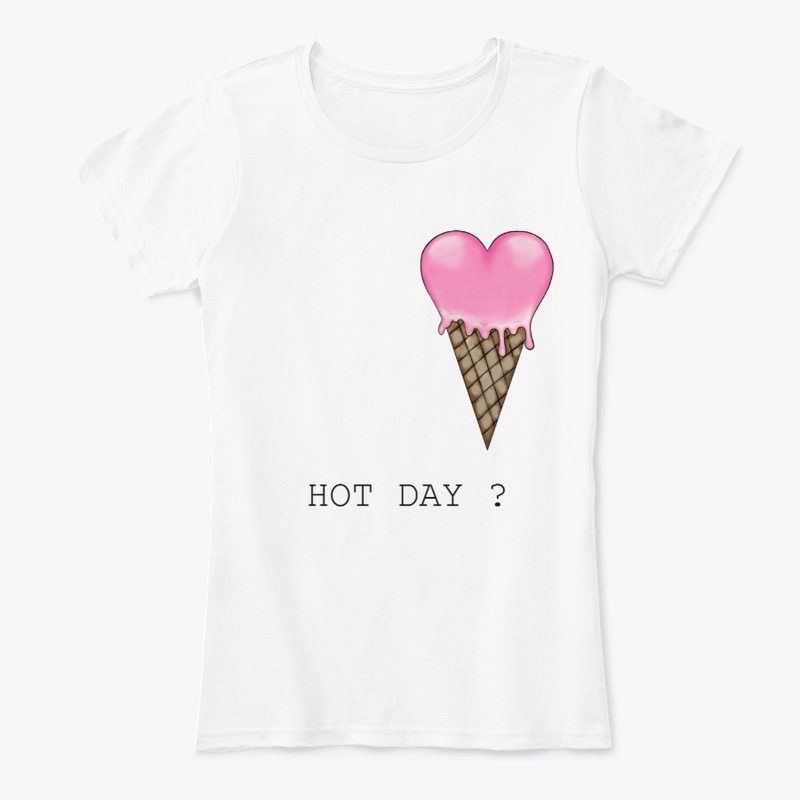 Heart On Ice Cream Cone