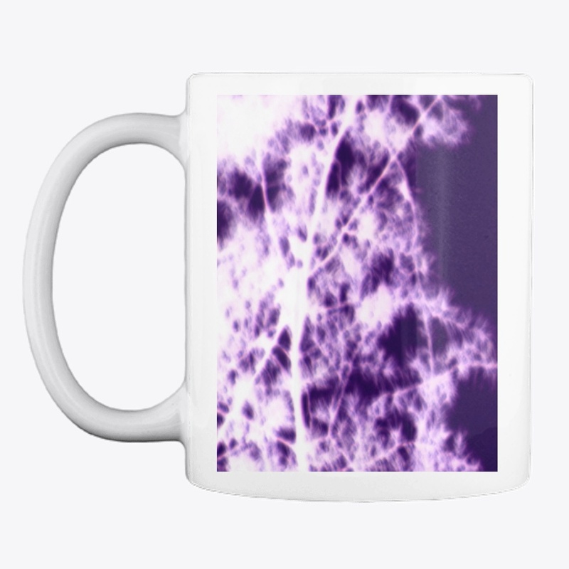 white on purple
