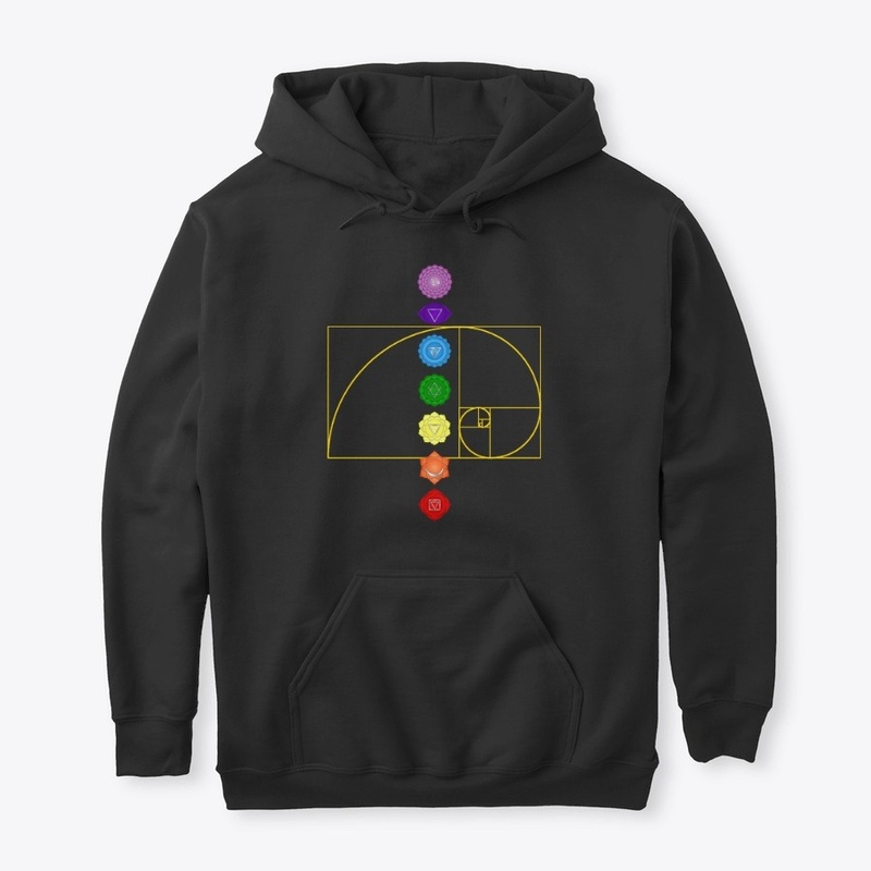 Fibonacci Golden Spiral 7 Chakras