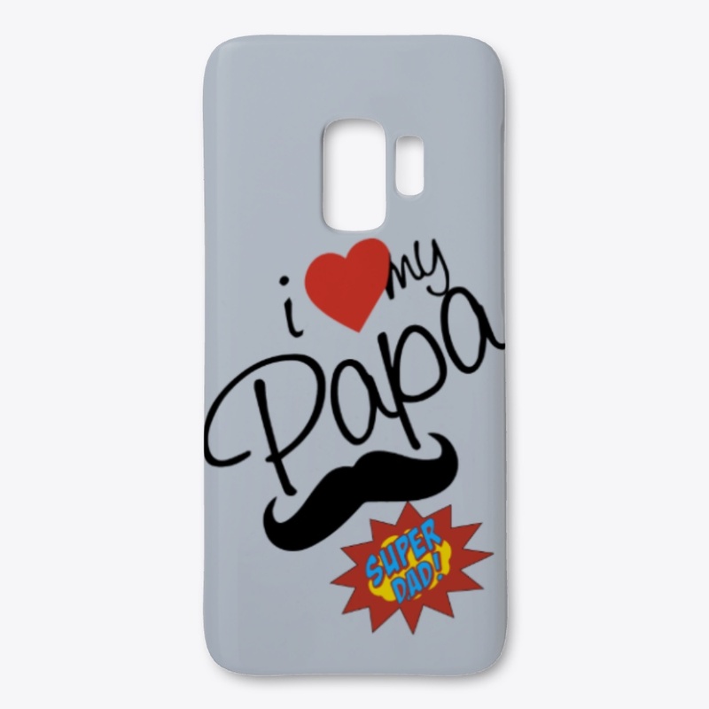 I love papa-Supper Dad T-Shirt