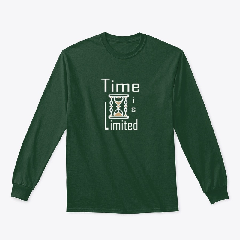 Text Time Is Limited T-Shirt  