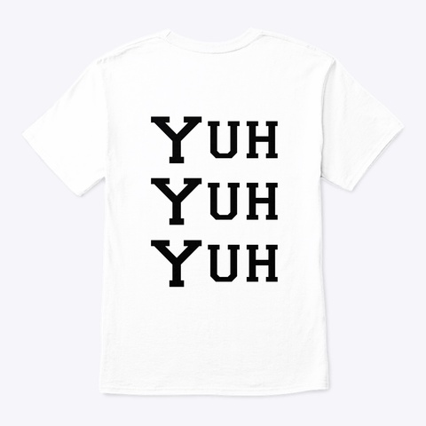 Crazy Smiles White Kaos Back