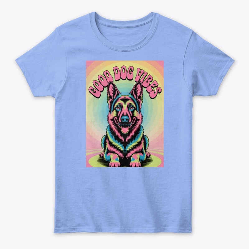  Psychedelic 60s Pup T-Shirt