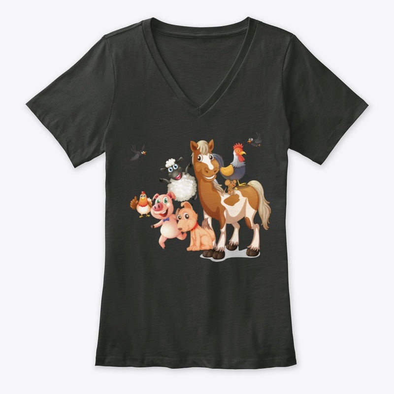 Cute farm animals