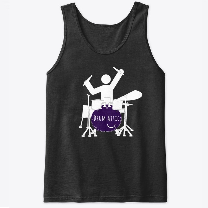 Drum Attic - Kick Drum Logo-W-tank