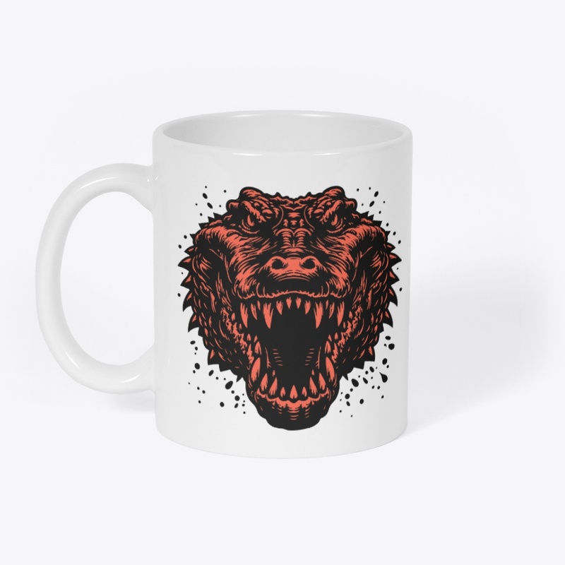 Fierce Alligator Head Apparel