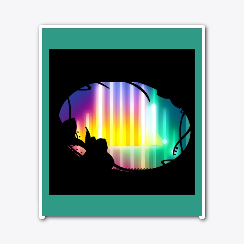 Rainbow Captured In Decoupage