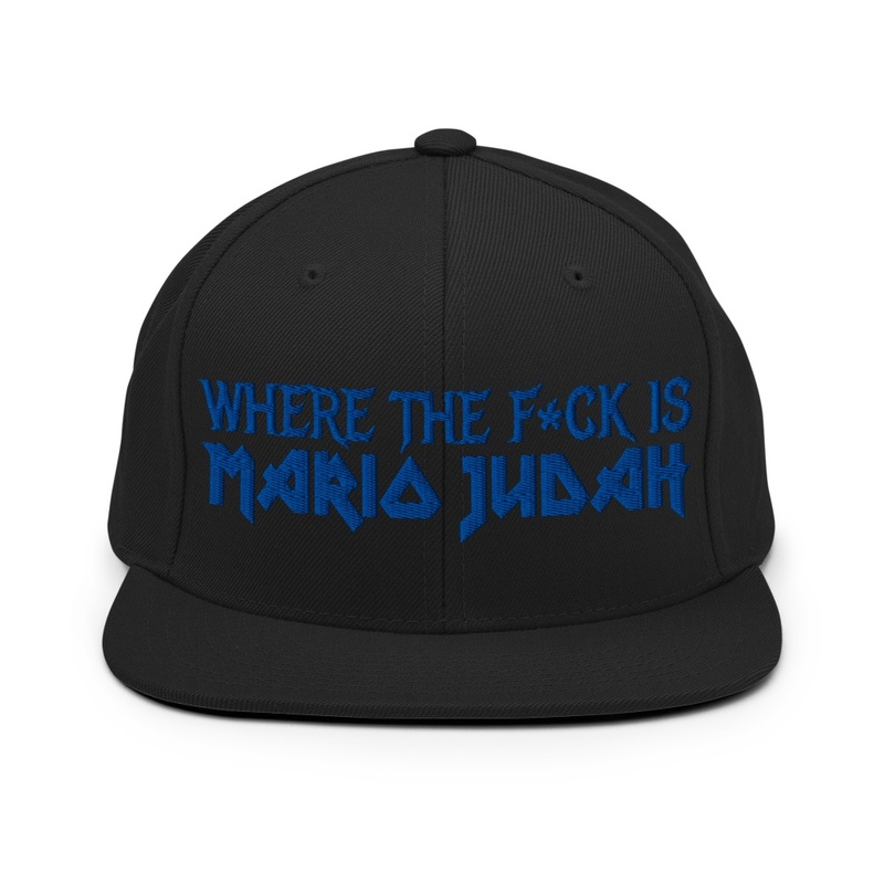 WHERE THE F*CK IS MARIO JUDAH HAT BLUE