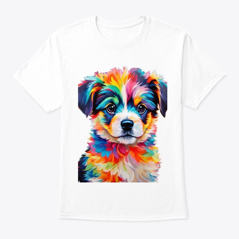 Koko Paws Tee: Vibrant Canine Style!