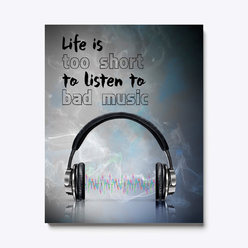 Music is My Life Canvas Print