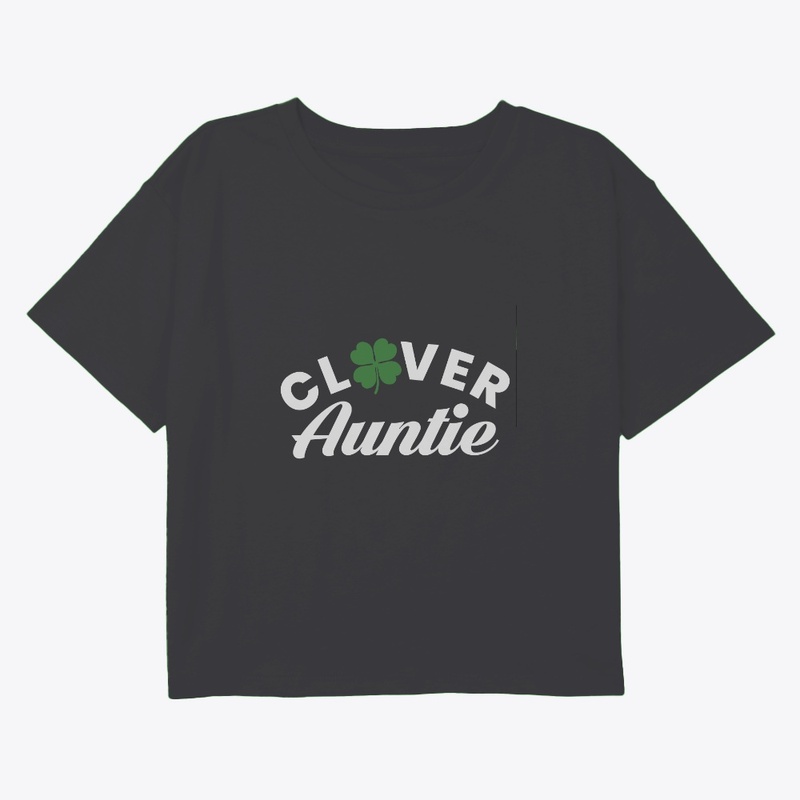 Clover Auntie Black Merch