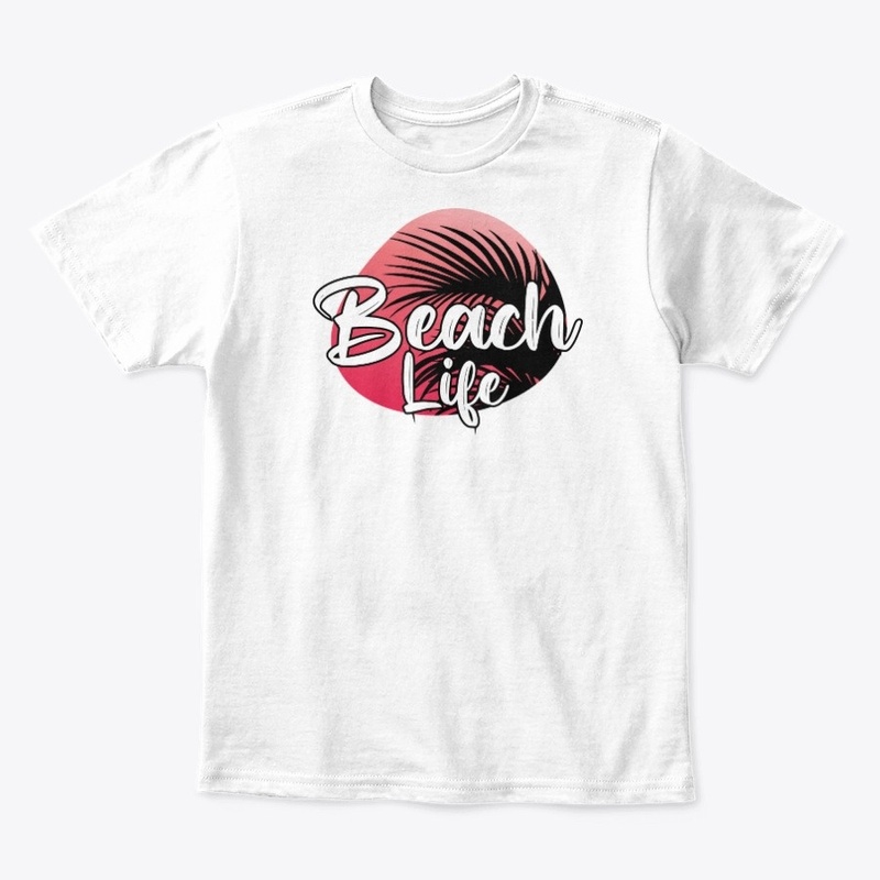 Beach life tee-shirt design