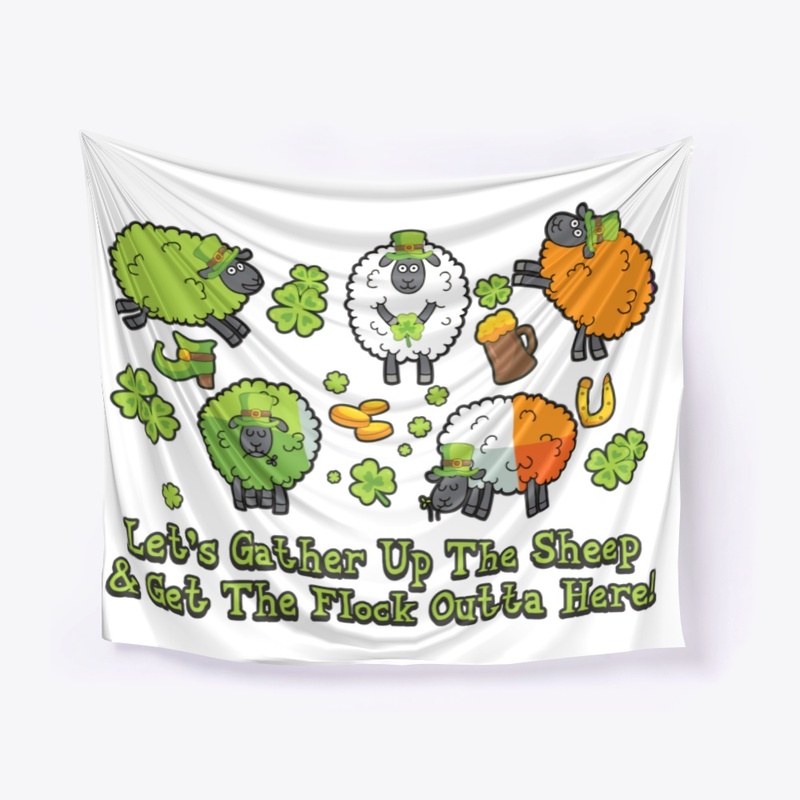 Funny Farmer Gift Let's Gather Up Sheep