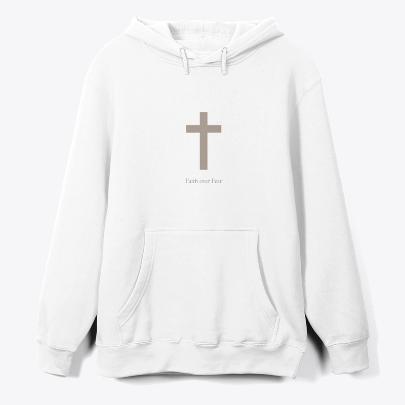 Faith Over Fear – Minimalist art