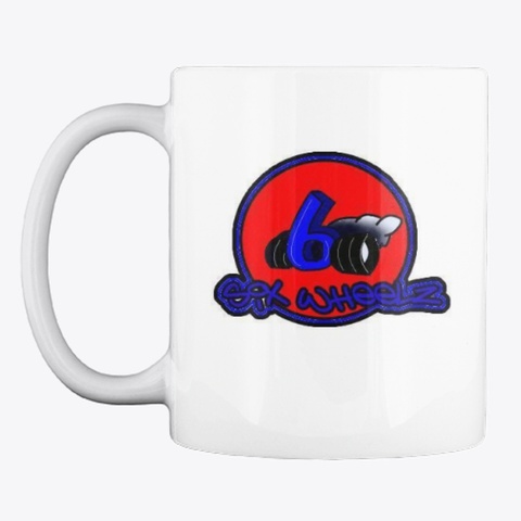 6 Wheelz Coffee Mugs White T-Shirt Front
