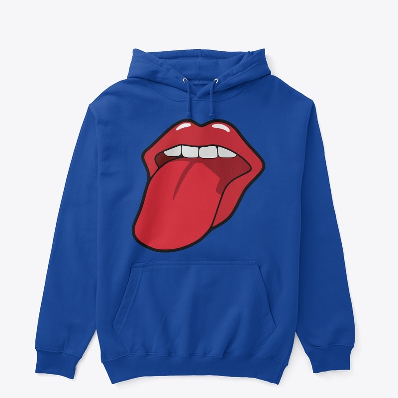 lips with tongue out