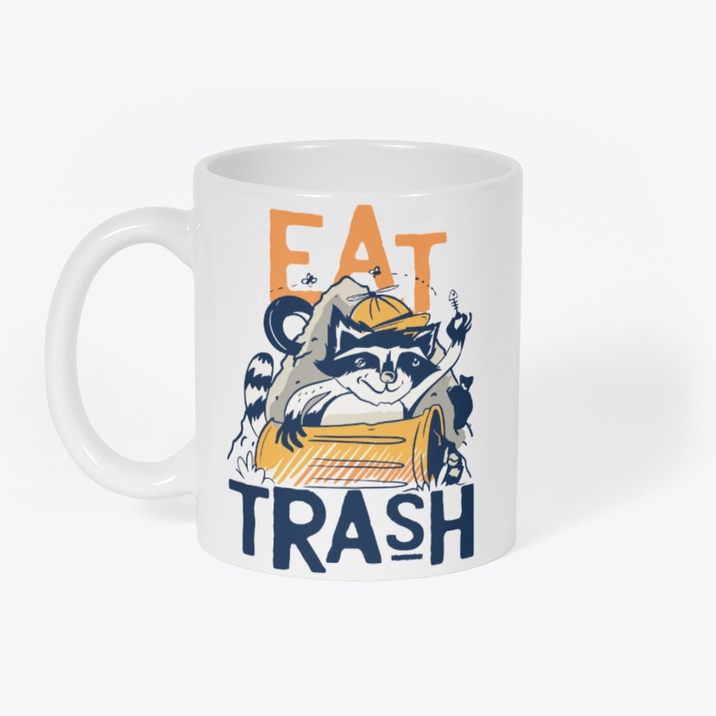Eat Trash, Funny Raccoon