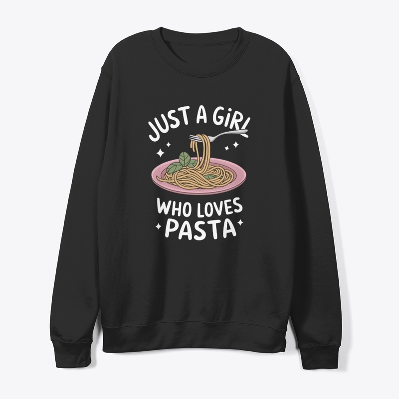 Pasta lover | dark color girls' t-shirts