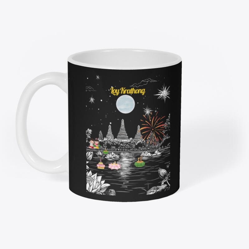 Loy krathong,T-shirt, Thai land