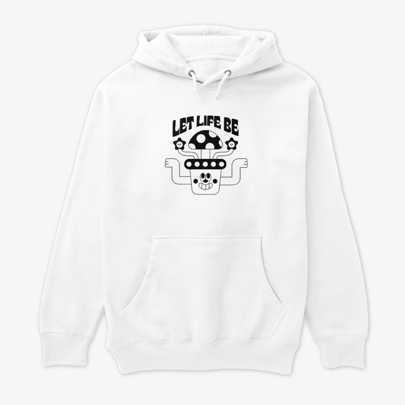 Graphic Printed T-shirt - "Let Life Be" 