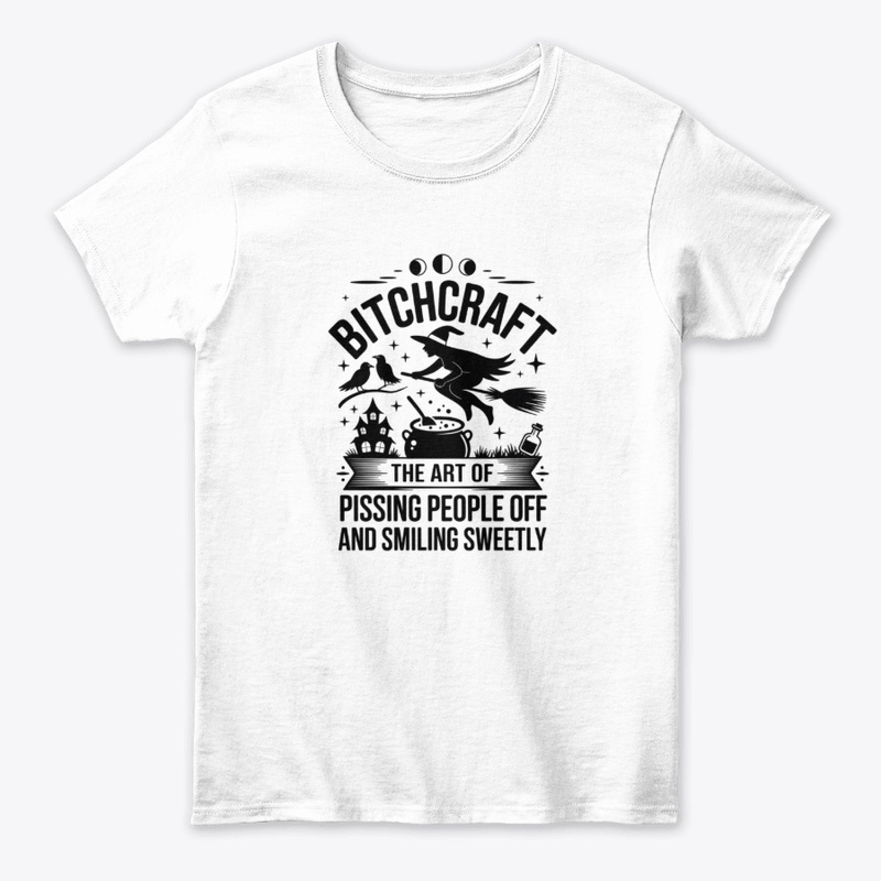 Bitchcraft Funny Witch T-Shirt