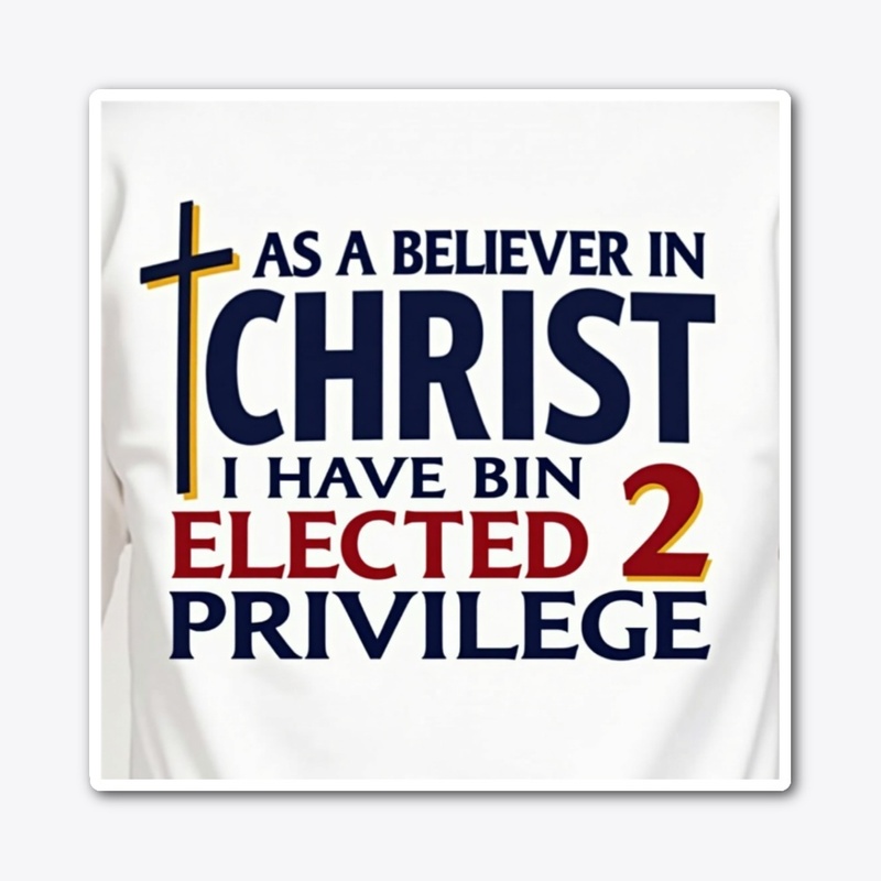Know all who you are because of CHRIST