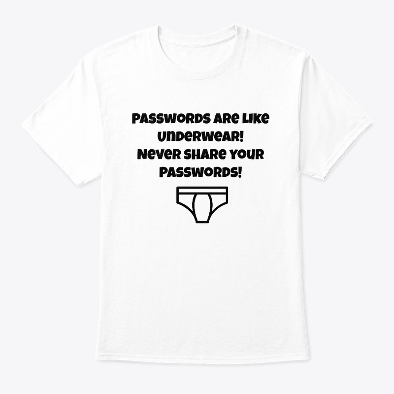 Passwords are like Underwear