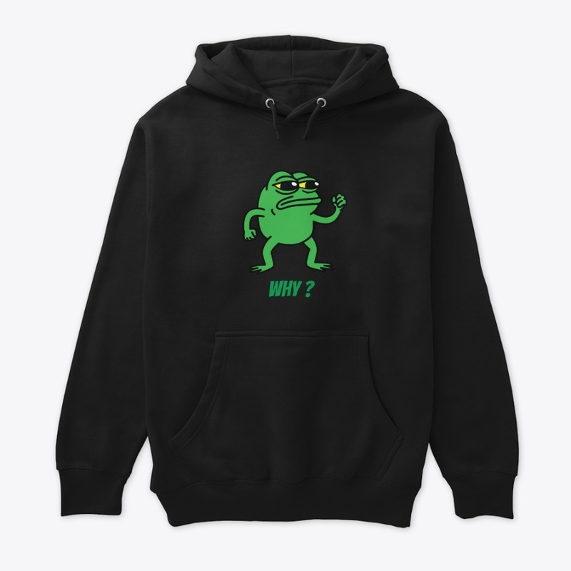 Green Frog Why Pose