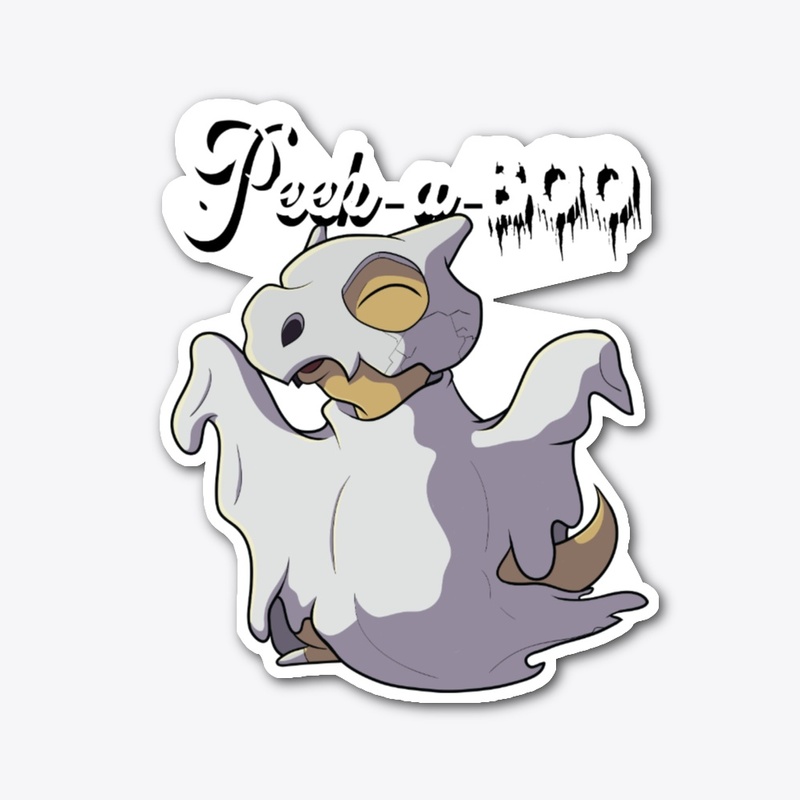 Peek-a-BOO! Sticker