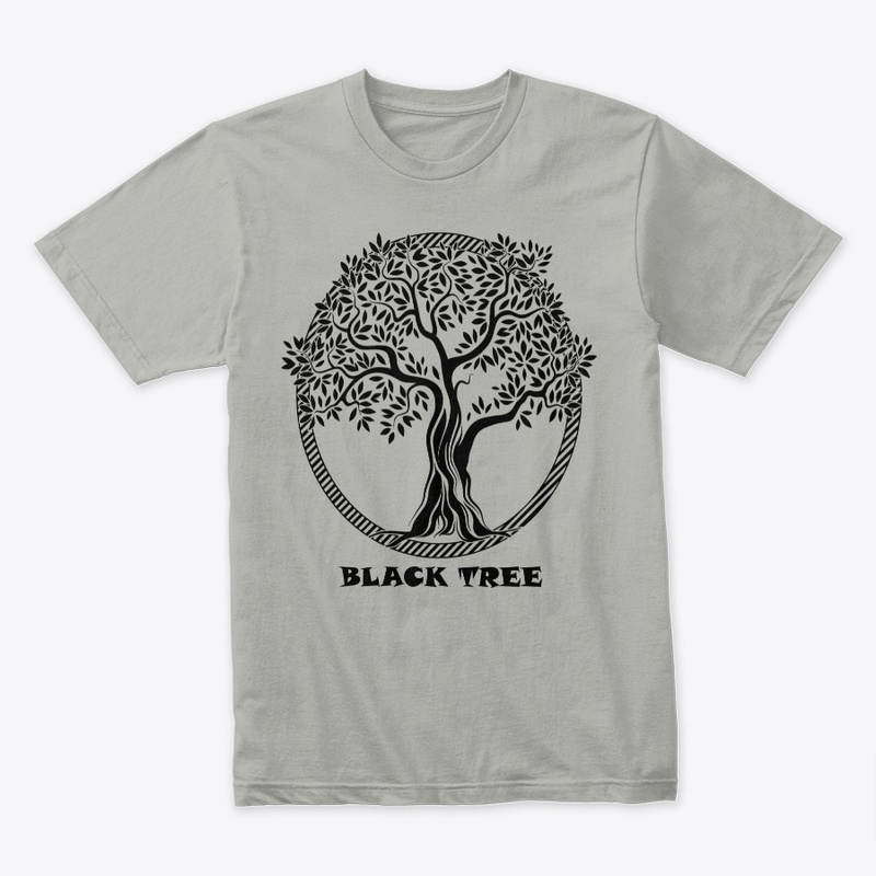 BLACK TREE WITH RECTANGLE