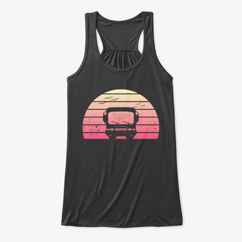 Classic Motorhome Silhouette Sunset Gift