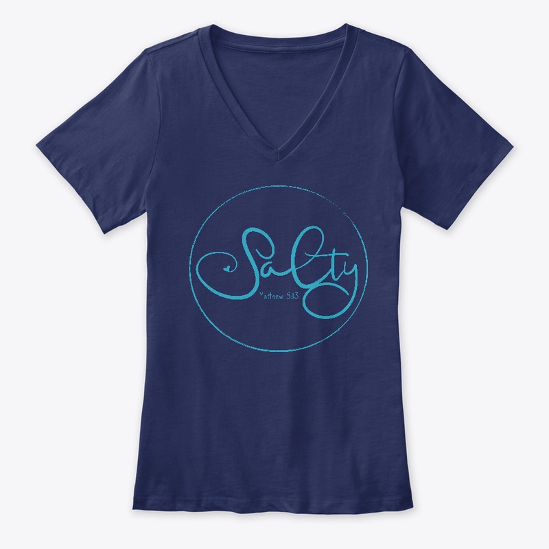Salty - Matthew 5:13 Aqua Print