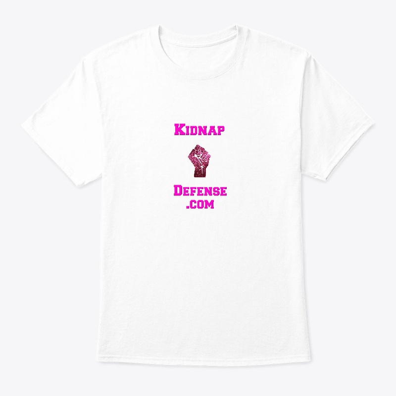 KidnapDefense.com Stacked URL with Fist
