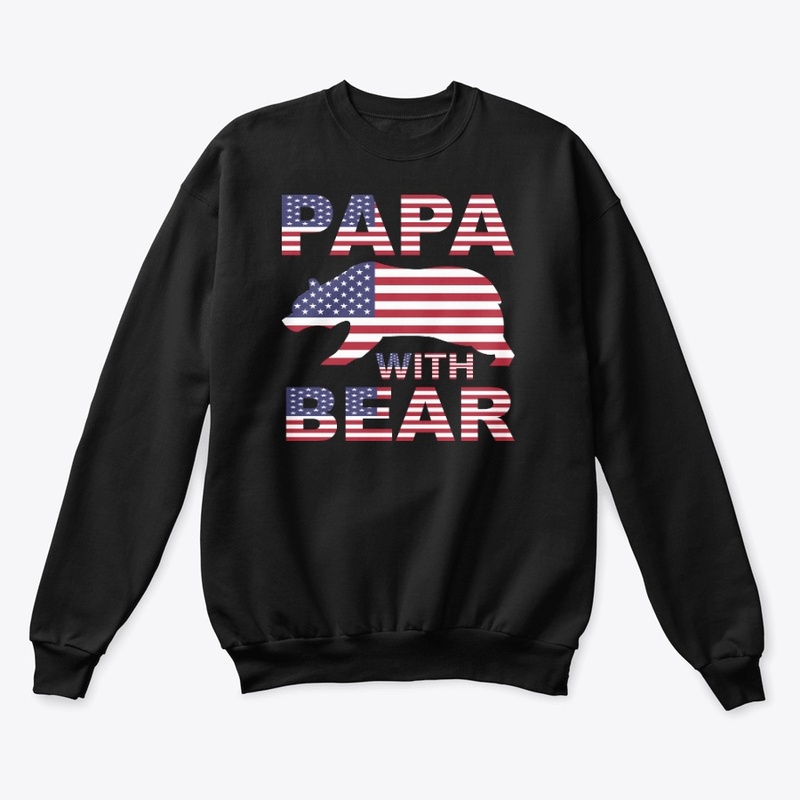 American Flag colors with words