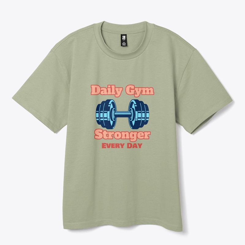 Daily gym stronger every day blue DB