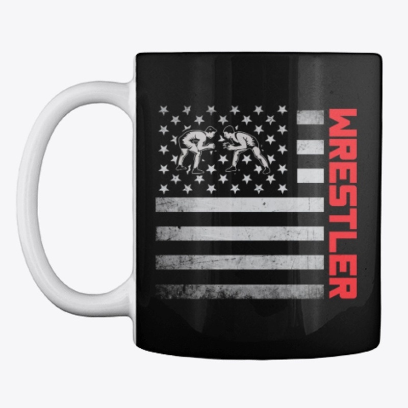 Wrestler US Flag Mask