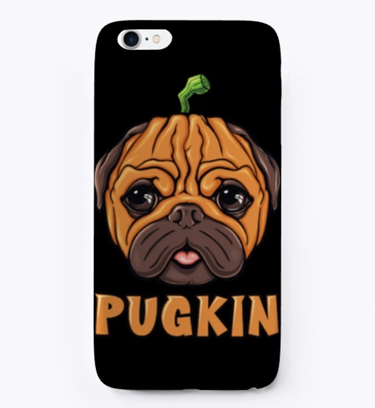 Pugkin - Halloween Pug Pumpkin Slim Fit 