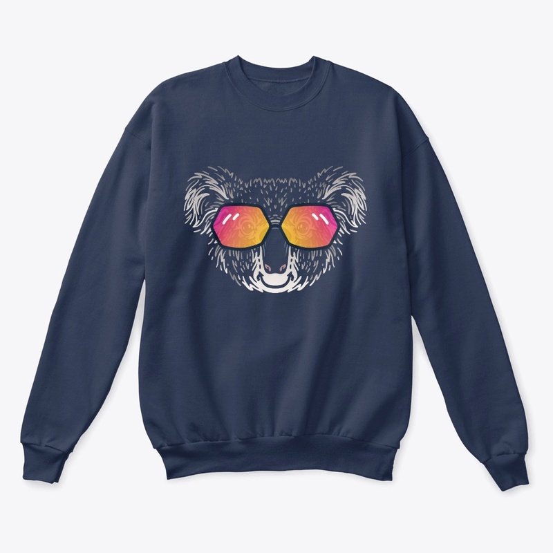 Cute Koala in Sunglasses (Colored+sg02)
