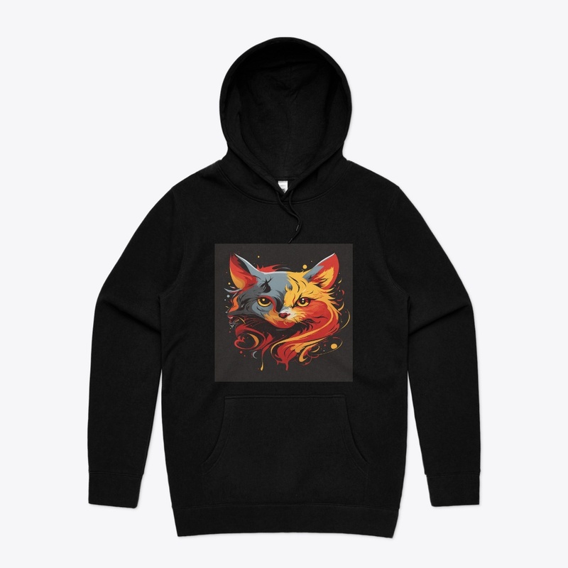 Whimsical Cat: Embrace Minimalist Magic!