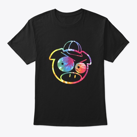 Angry Pig Black T-Shirt Front