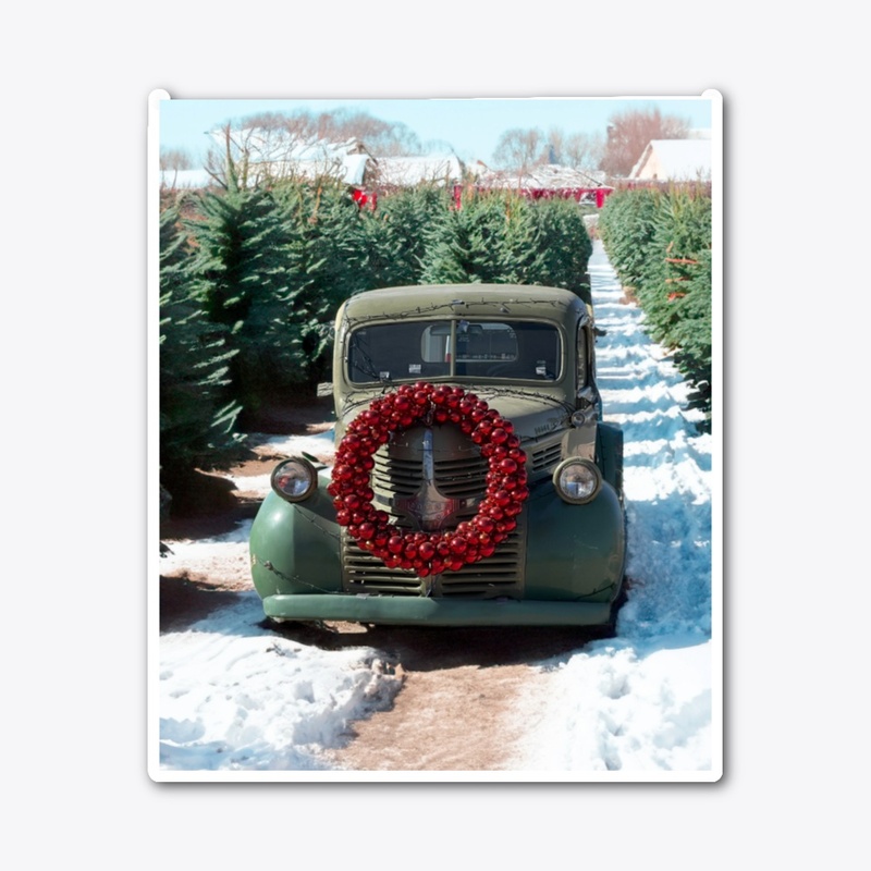 Truck At Christmas Tree Farm