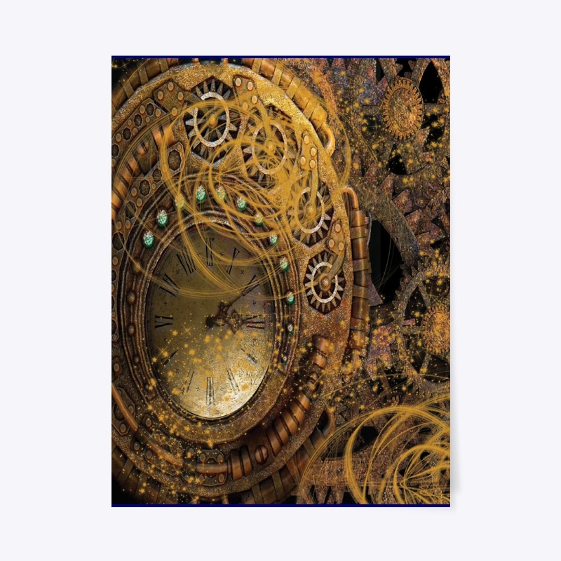 Steampunk Clock Design