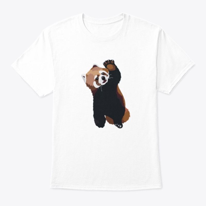 Red panda  High five