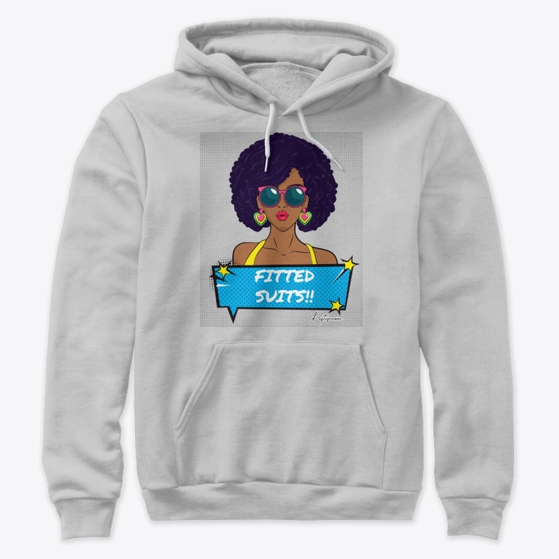 Fitted Suits Pop Art Afro Woman